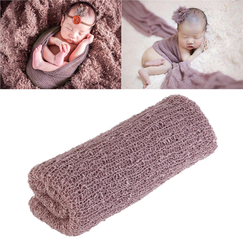 TINKSKY Newborn Baby Photography Photo Prop Stretch Wrap Baby Long Ripple Wrap