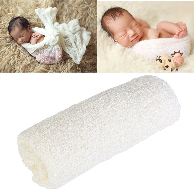 TINKSKY Newborn Baby Photography Photo Prop Stretch Wrap Baby Long Ripple Wrap