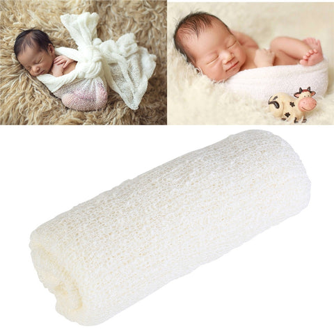 TINKSKY Newborn Baby Photography Photo Prop Stretch Wrap Baby Long Ripple Wrap